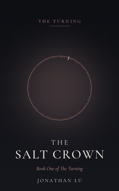 The Salt Crown cover: a pale tally ring on dark salt